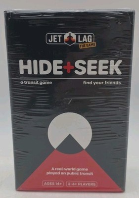 Jet Lag The Game: Hide + Seek: A Transit Game, 2-4+ Players NEW SEALED