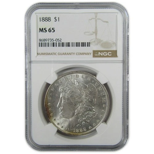 1888 Morgan Silver Dollar MS 65 NGC Uncirculated $1 Coin SKU:CP443