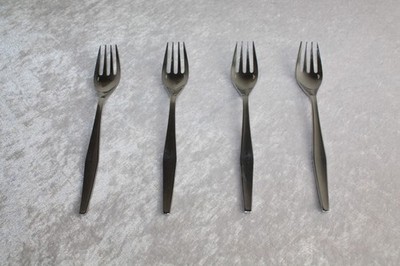 4 x Dessertgabel Kuchengabel kleine Gabel Christofle Acier Besteck France Ersatz