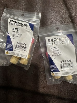 RADNOR Model 45V27 1/8 Medium TIG Gas Lens Collet Body for RADNOR 45V27 64005580
