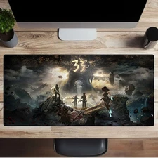 40*90cm 1pc Expeditions-33 Inspired Gaming Mouse Pad & Keyboard Mat - Large RPG