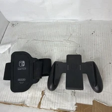 Nintendo Switch Joy Con Controller Comfort Grip OEM HAC-011 & Leg Strap HAC-023