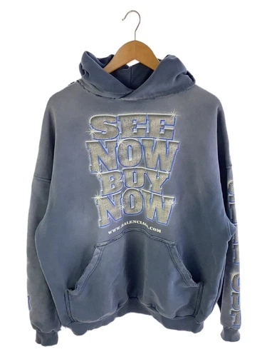 Felpa con cappuccio BALENCIAGA indaco 1 usata