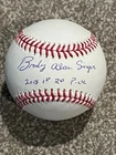 BRADY SINGER SIGNED BASEBALL AUTO ROYALS REDS FULL NAME JSA COA (NO CERT CARD)