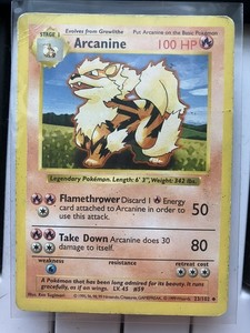 Arcanine ウインディ ● シャドウレス　Shadowless Shadowless Arcanine | eBay