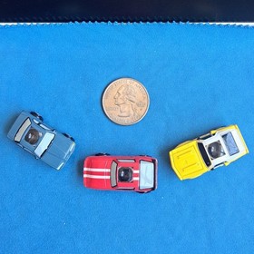 Vintage 1990 Galoob Micro Machines Private Eyes Collection #5 Complete Set of 3