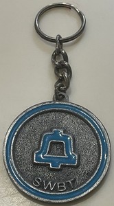 Southwestern Bell Telephone We Care Slogan Keychain Vintage