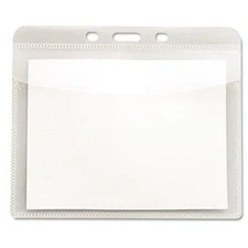 Advantus Pvc-free Horizontal Badge Holder - Horizontal - Polypropylene - 50 /