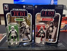 Star Wars Vintage Collection Scout Trooper VC273 & Riot Scout Trooper VC255 NEW