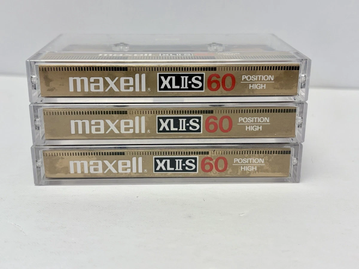 Băng cassette Maxell XLII-S 90 đã có chương trình (Made in Japan, 1 lẫy