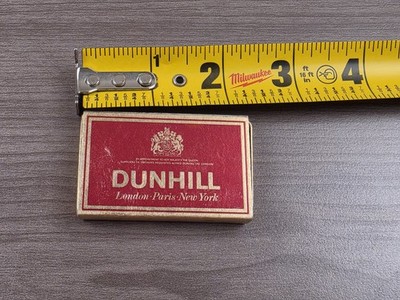 VTG. Collectable Dunhill Match Box Including Matches , London, Paris, New York