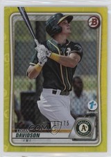 2020 Bowman 1st Edition Yellow Foil 11/75 Logan Davidson #BFE-88 1bc4