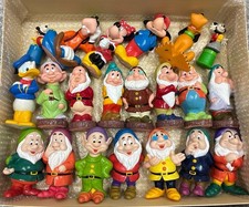 Set figurine Disney in morbido vinile sette nani Topolino Paperino Pippo da...