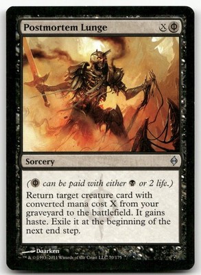 Postmortem Lunge #70 (LP) New Phyrexia NPH Magic MTG