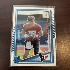 Panini 2025 Donruss Graham Mertz Houston Texans #347 Rated Rookie Football Card. rookie card picture