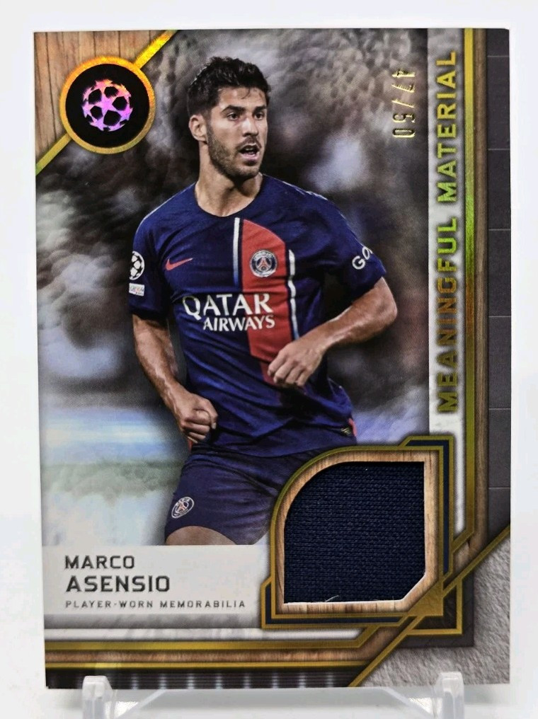 2023-24 Topps Museum Collection UCL MARCO ASENSIO Meaningful
