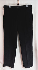 Haggar Men's Black Go-To Corduroys Classic Fit Pants - Size 34W x 29L - NWT