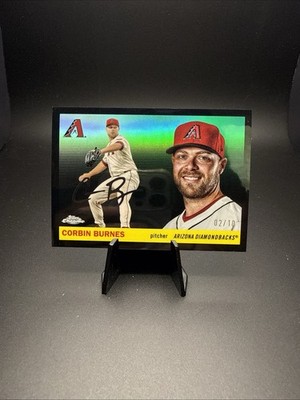 Corbin Burnes 2025 Topps Chrome Platinum Black /10 SSP Arizona Diamondbacks