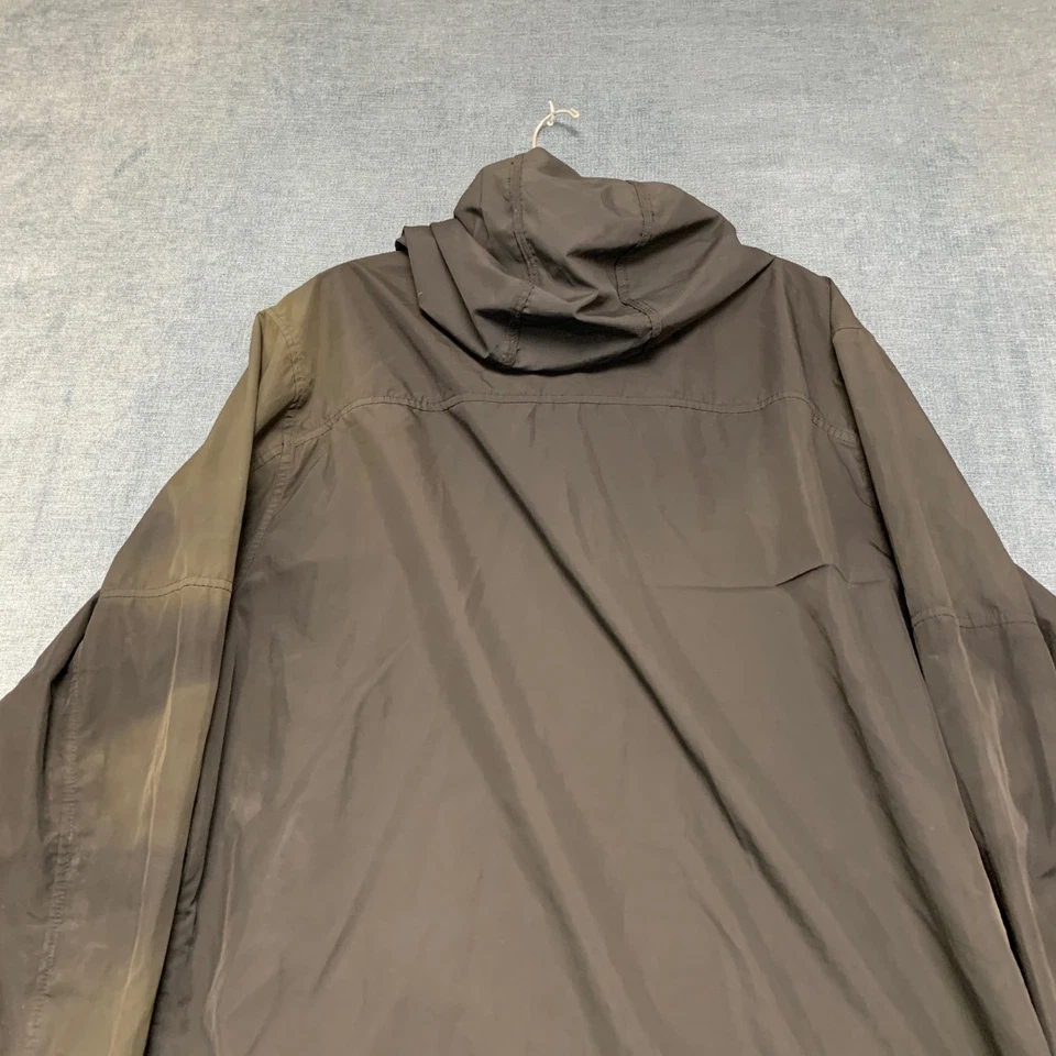 Fox Racing Moth Jacket Mens XL Black Full Zip Logo Windbreaker Water Repellent - Image 4 of 4