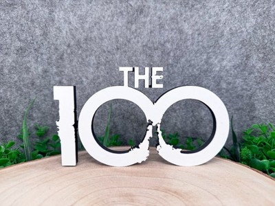 The 100 - Geschenkidee für Fans und Sammler Fan Art 3D Nerd Geek Figuren