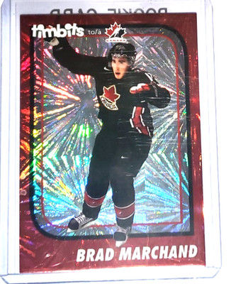 2021-22 TIM HORTONS COLLECTOR'S SERIES.   Brad Marchand  TIMBITS..  TEAM CANADA