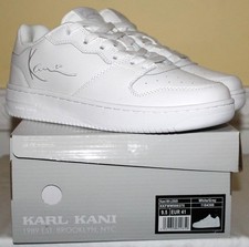 Womens KARL KANI Athletic Shoes 89 LOGO WHITE Sneakers Sz 9.5 Streetwear Fashion