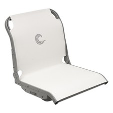 Wise 3374-784 AeroX Cool-Ride Mesh Mid Back Boat Seat - White/Silver Frame