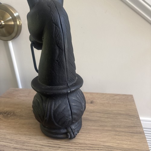 Vintage Cast Iron Horse Hitching Post Head - Picture 5 of 14