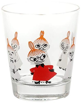 Yamaka Shoten MOOMIN ''Kuppi'' Glass Tumbler, Little My Design, Approx. 260ml Capa