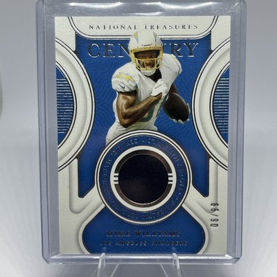 2021 Panini National Treasures Century Materials 6/99 Mike Williams #CM-MW