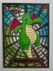 💥 SHINING DRAGONITE Pokemon Vintage Art CARD Metallic Foil Collectible Anime NM