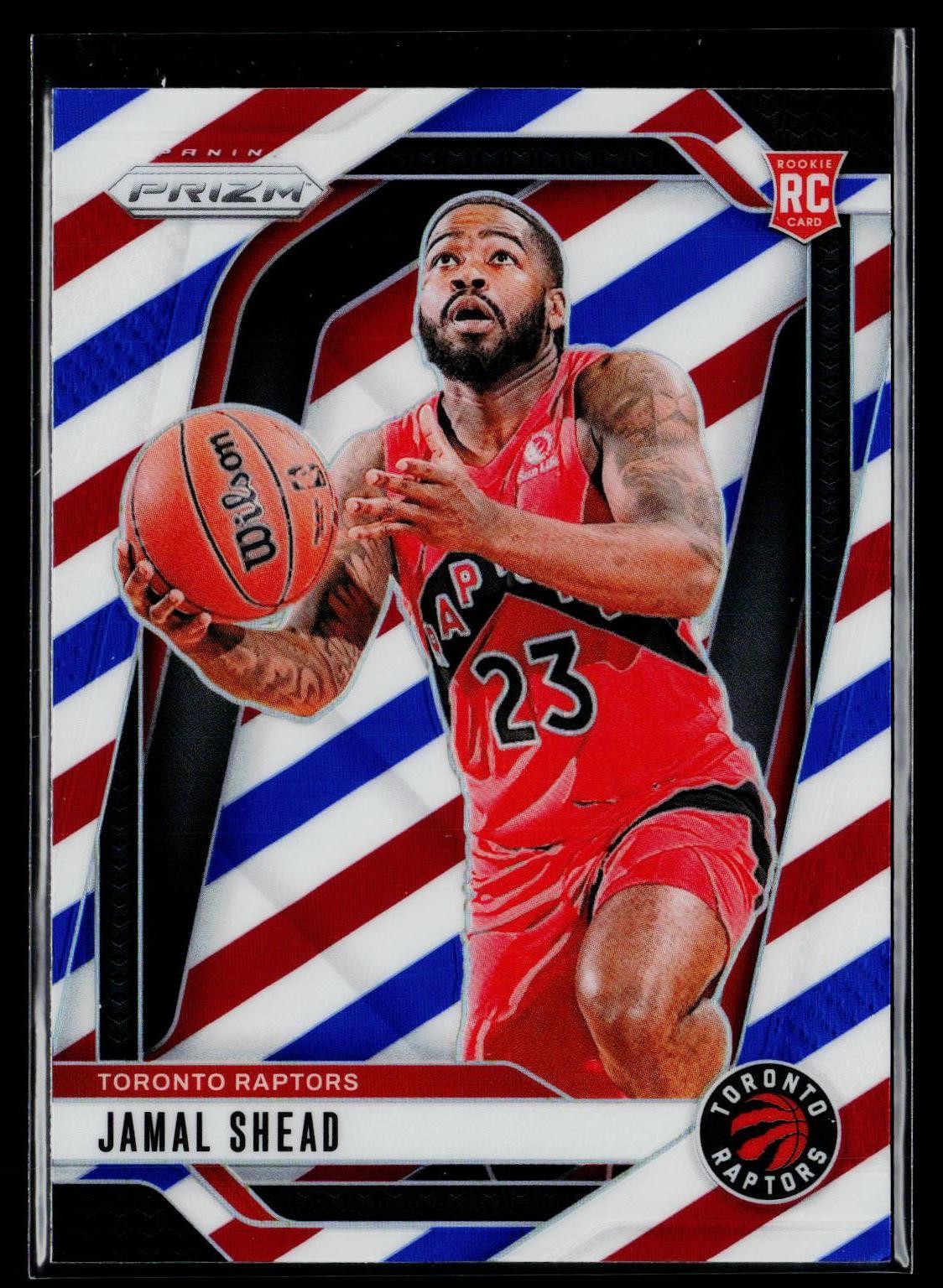 2024-25 Panini Prizm #241 Jamal Shead Prizms Red White and Blue