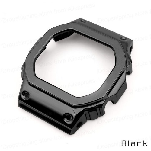 Bisel para Casio G-SHOCK DW5600 GWM5610 Estuche Cubierta Kit Metal Reloj Correa - Imagen 10 de 46