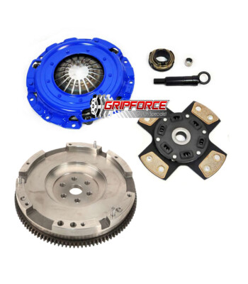 FX 4 PUCK STAGE 3 CLUTCH KIT+HD FLYWHEEL for 04-13 MAZDA MODEL 3 2.0L 2.3L