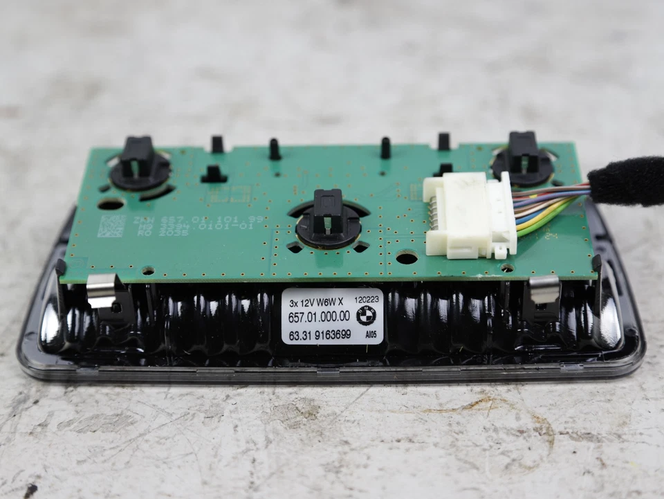 BMW 535i 550i GT F07 2011-2013 luz superior trasera luz lectura 9163699 Foto 4 de 4