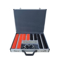 232tlg*Gläser Refraktionskasten Probiergläser Gläserkasten+ Messbrille+Rahmen//