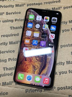 Apple iPhone XS Max 64GB Gold (Unlocked) A1921 Smartphone *Fair Cond*