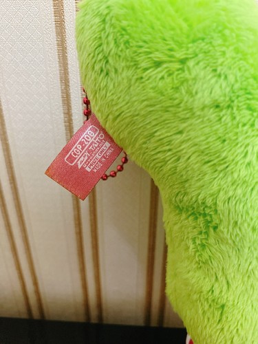 CHAX Cupo Orso Verde Braccio Peluche Taito CGP-208 Giappone 6" B101 - Foto 4 di 4