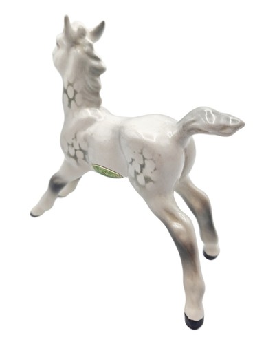 Beswick Foal Horse Figurine 836 Dapple Grey Gloss Made In England Vintage - Picture 5 of 12