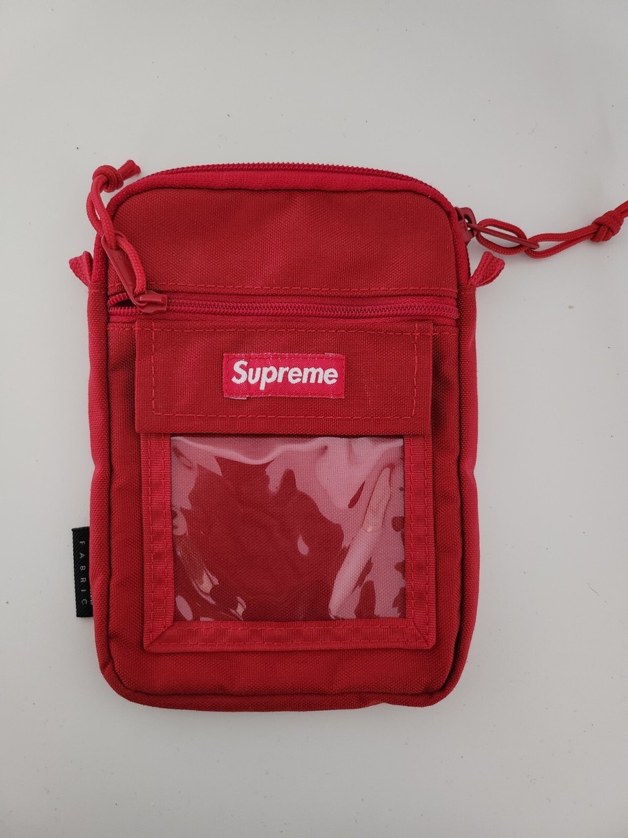 Real Supreme Red Pouch Supreme Utility Pouch Dark Red (SS20
