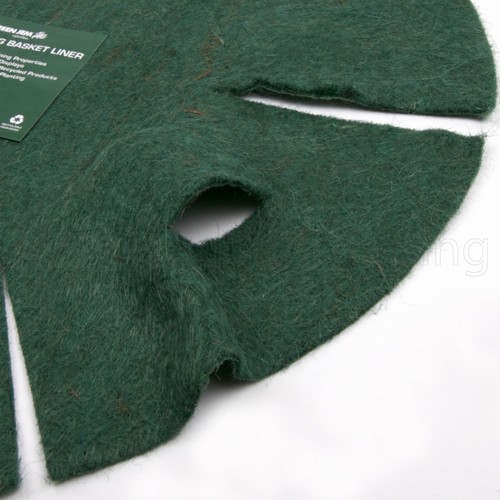 HANGING BASKET PLANTER LINERS 12" 14" 16" INCH NATURAL GREEN FIBRE DIA.18-21-24 - Picture 31 of 47