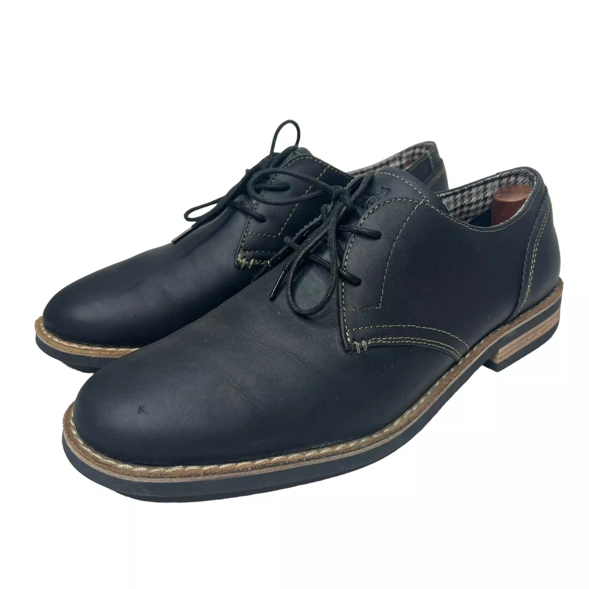 Penguin by Munsingwear Waylon Black Leather Oxford Shoes Men s