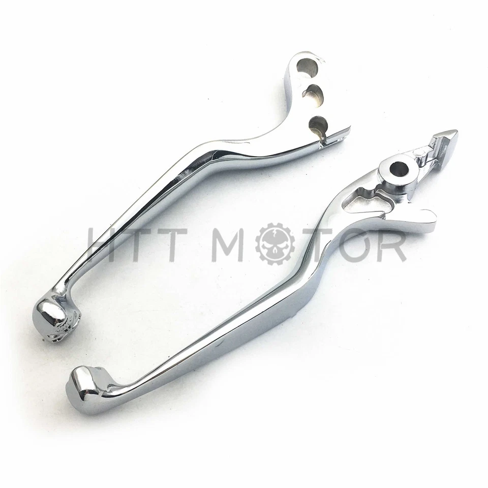 PALANCAS CALAVERA CROMADAS PARA HONDA SHADOW 600 750 1100 VTX1300 VT1300 VTX VT 1300 Foto 2 de 4