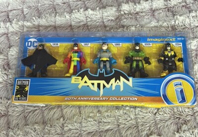 Imaginext Batman 80th Anniversary Collection 5 Figure Set,