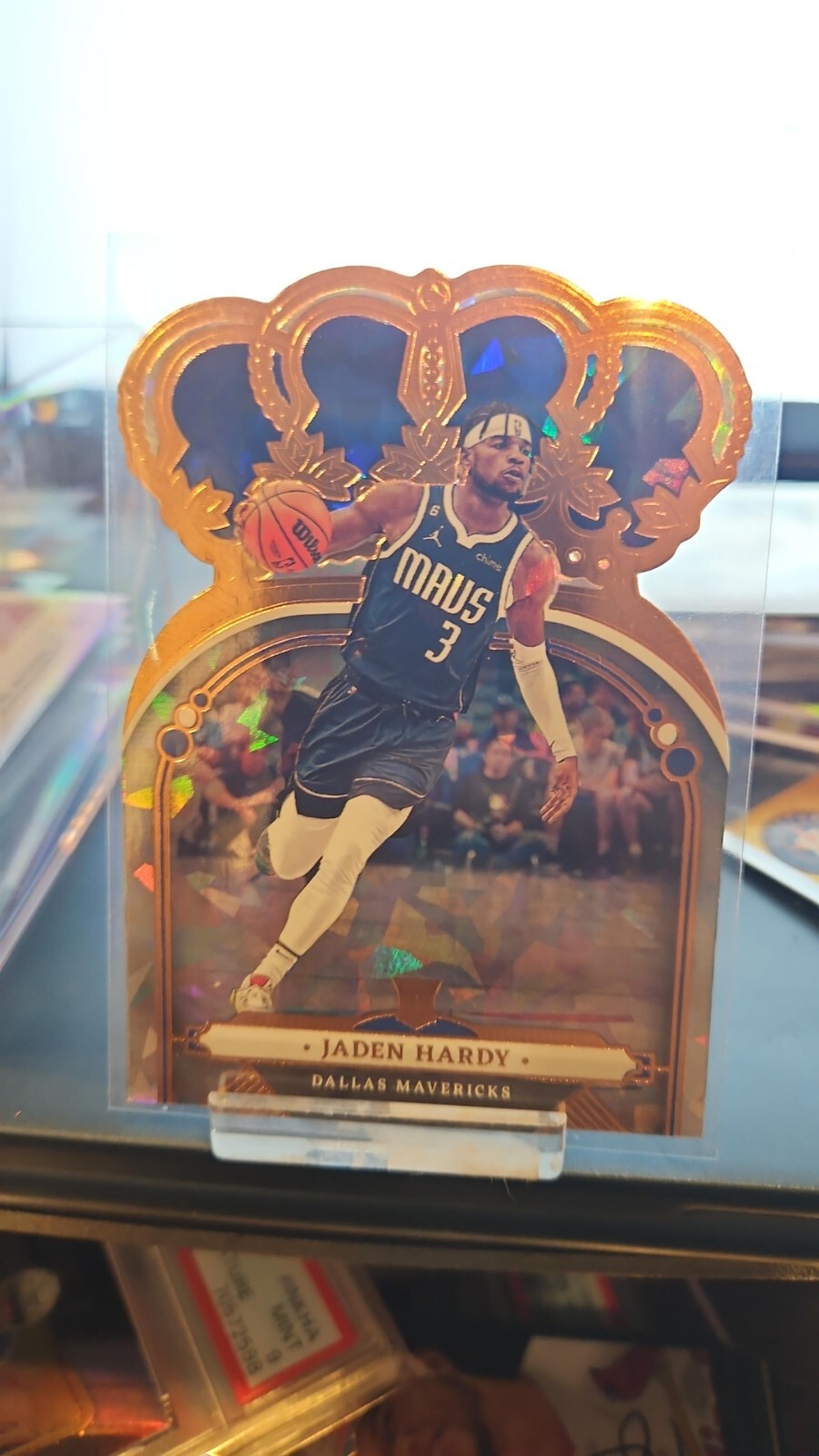 2022-23 Crown Royale Base Crystal #79 Jaden Hardy - Dallas Mavericks