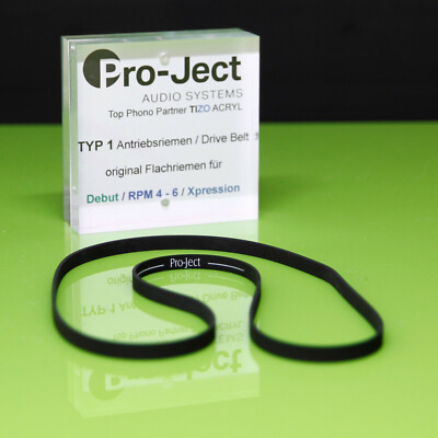 original PRO-JECT Antriebs Flachriemen Typ1 - Debut RPM 4, 5, 5.1, 6 | Xpression