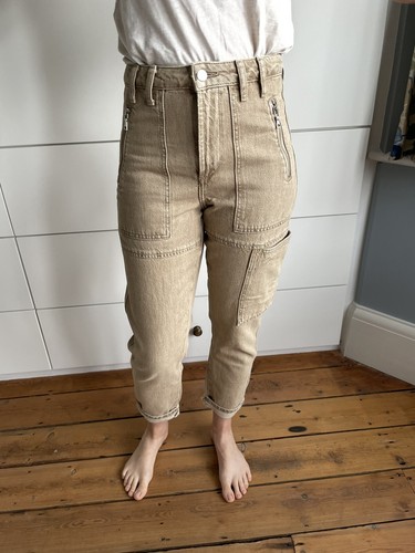 Topshop Mom jeans w26 l30 sand wash | eBay
