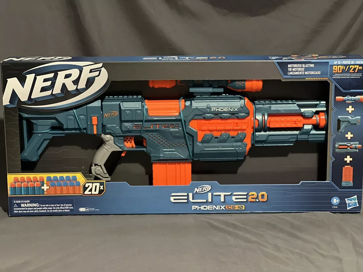 Nerf Elite 2.0 Echo CS-10, Comes with 24 Official Nerf Darts, Ages