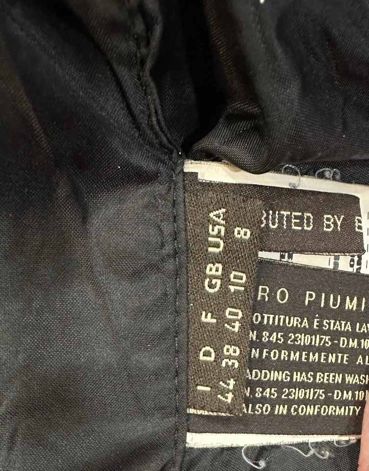 Post Card Italy- Chocolate Brown Down Coat US Size 8 *Italian Luxury Down Coat* - Image 4 of 4