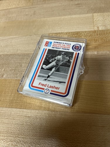 Detroit Tigers 1968 World Series Champs 20th Anniversary Dominoes Pizza Teamset - Picture 10 of 10